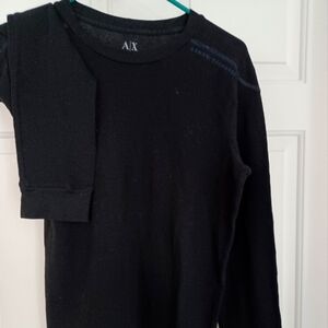 NWOT ARMANI EXCHANGE BLK TOP M